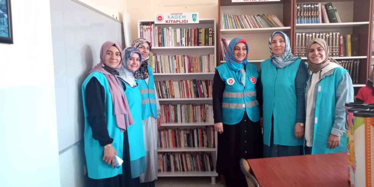 Yarımbağ Köy Okulunda Kütüphane Oluşturuldu