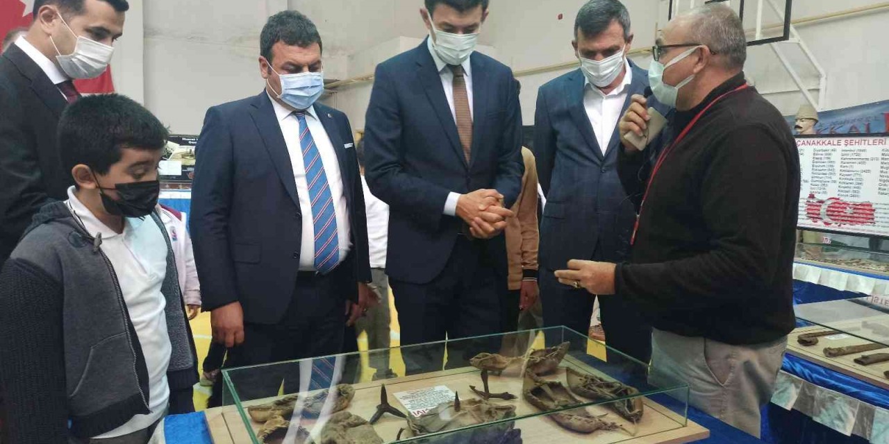 Gölbaşı’nda Çanakkale Savaşları Gezici Müzesi Ziyarete Açıldı