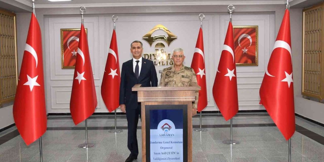 Orgeneral Arif Çetin’den Vali Çuhadar’a Ziyaret
