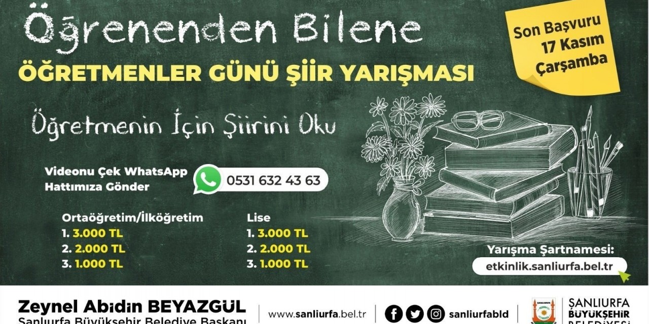 Öğrenenden Bilene Video Şiir Yarışması Başladı