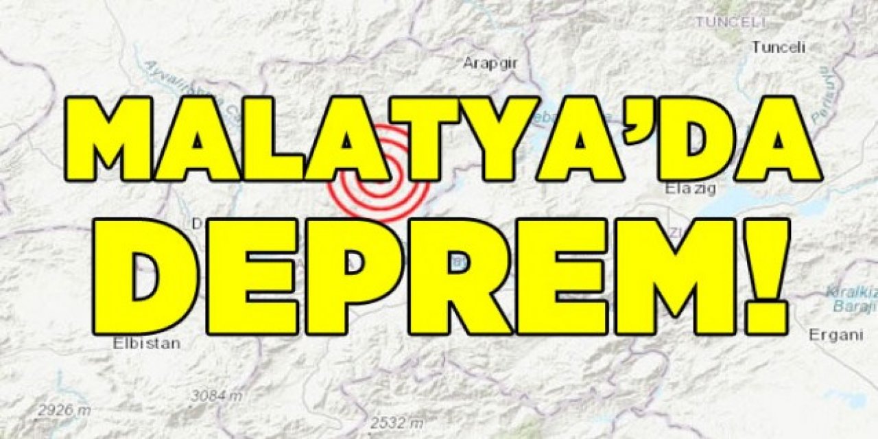Malatya’da 4.7 Şiddetinde Ki Deprem Korkuttu