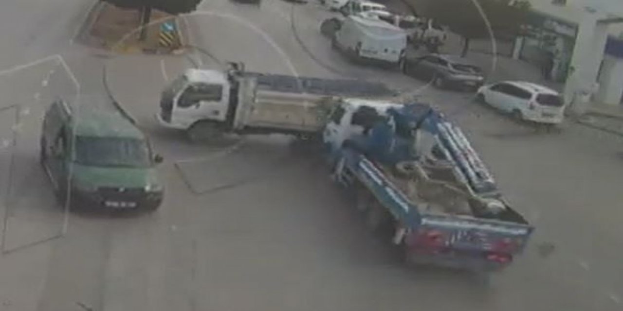 Gaziantep’te Trafik Kazaları Kameralara Yansıdı