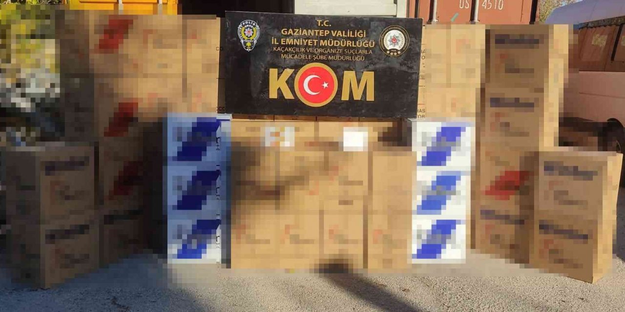 Gaziantep’te 690 Bin Adet Gümrük Kaçağı Makaron Ele Geçirildi