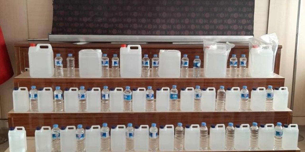 Gaziantep Polisinden Kaçak Alkol Operasyonu