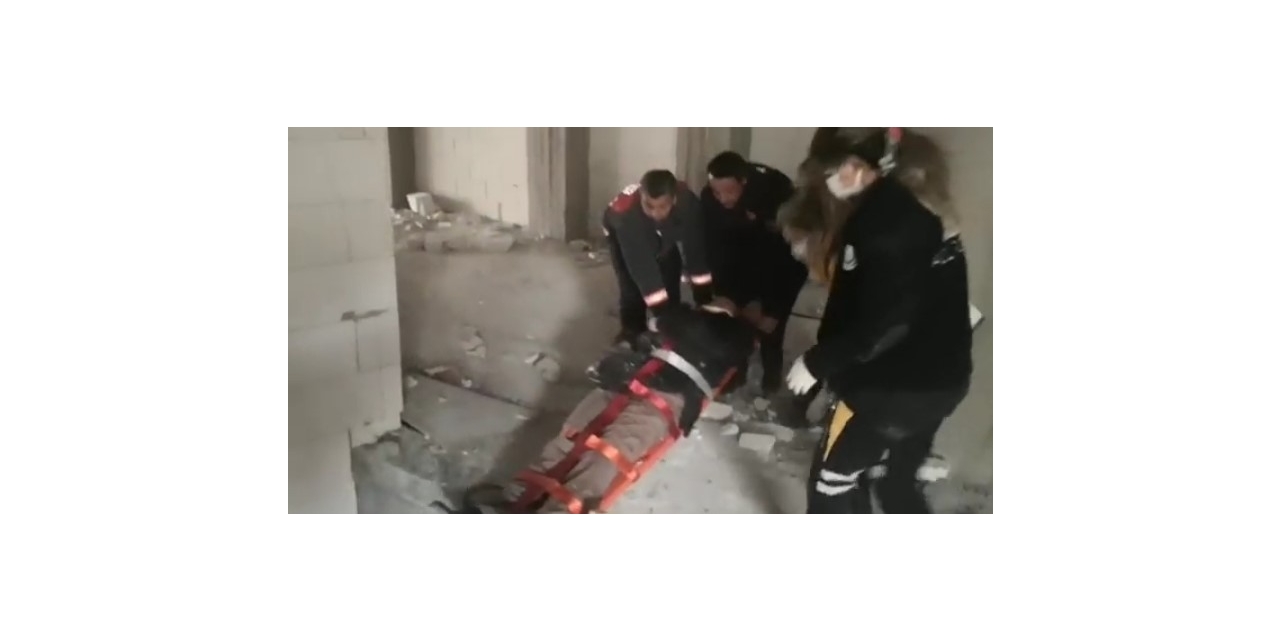 Malatya’da İnşaatta Düşen Bir Kişi Yaralandı