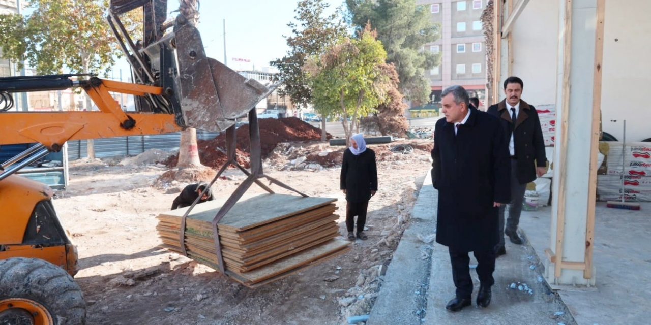 Beyazgül Devam Eden Çalışmaları Yerinde İnceledi