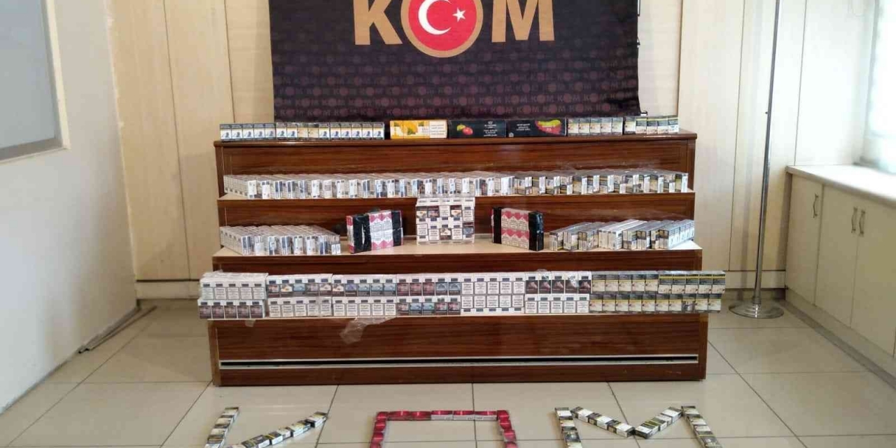 Gaziantep’te Bin 580 Paket Kaçak Sigara Ele Geçirildi