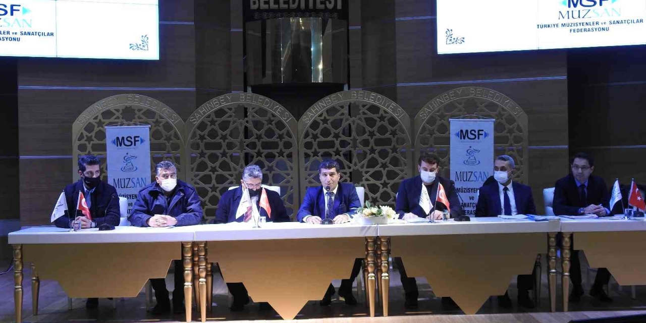Müzisyenler Ve Sanatçılar Federasyonu Gaziantep’te Toplandı