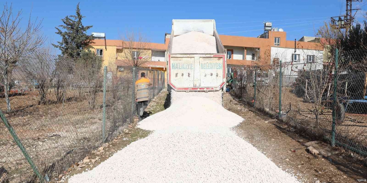 Haliliye’de Yollar Çamurdan Kurtuluyor