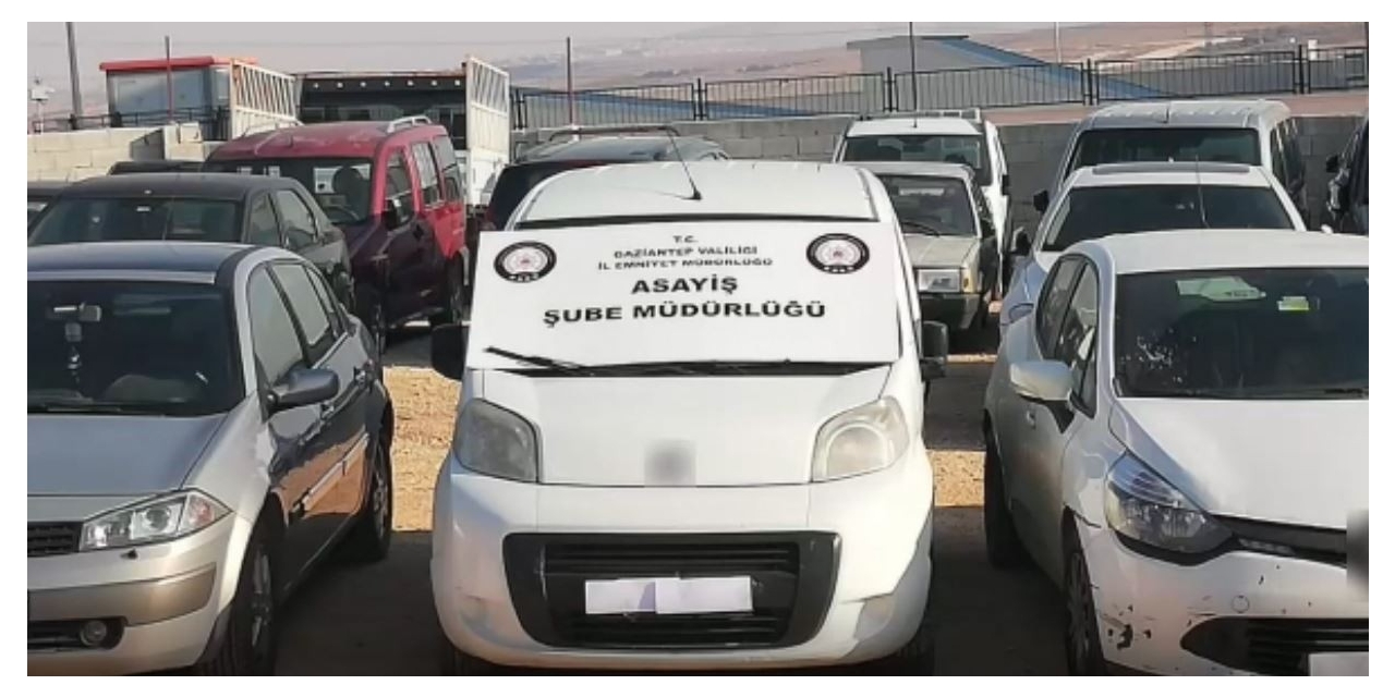 Gaziantep’te Change Araç Operasyonu