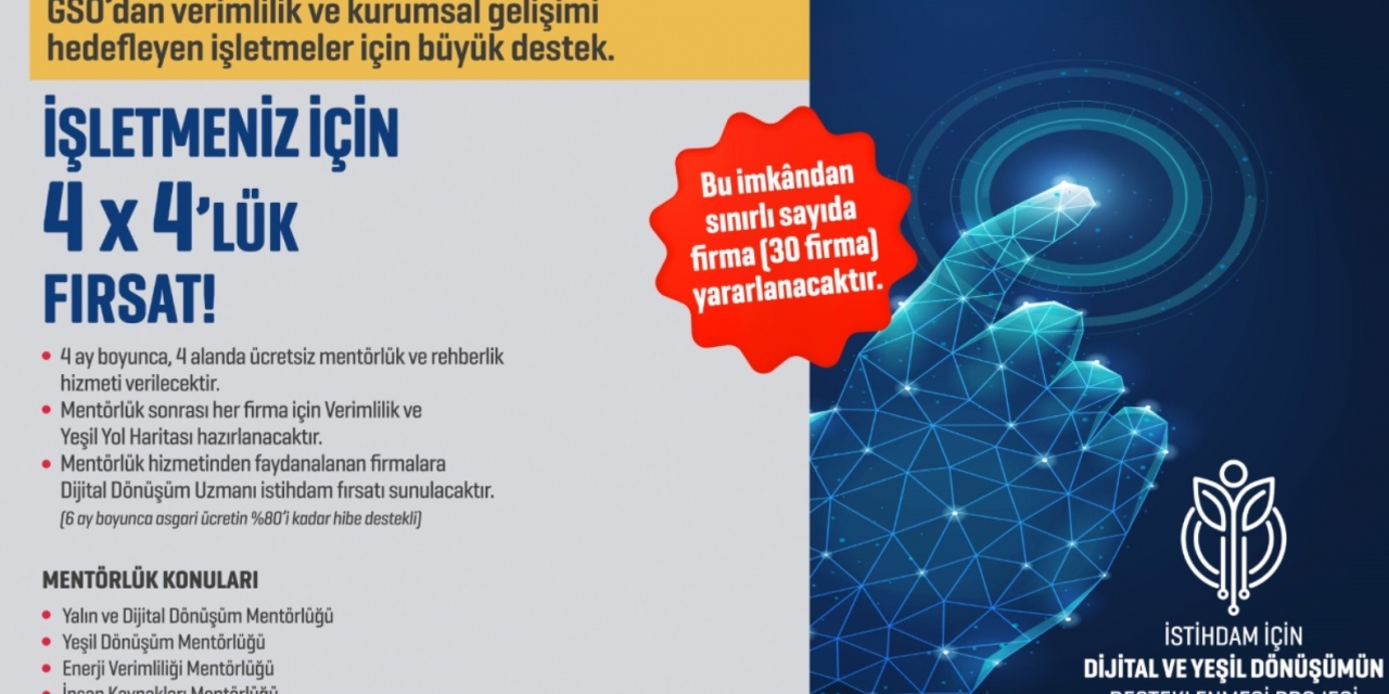 "istihdam İçin Dijital Ve Yeşil Dönüşümün Desteklenmesi" Projesi Başladı