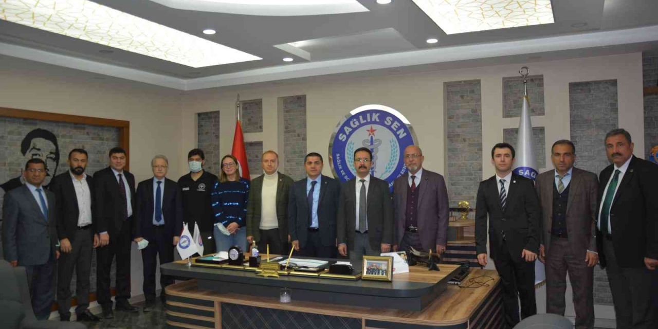 Sağlık Müdürü Tiryaki’den Sağlık-sen’e Ziyaret