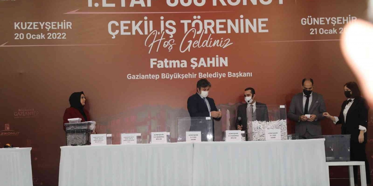 Gaziantep’te 14 Bin Konut Projesinde İlk Kuralar Çekildi