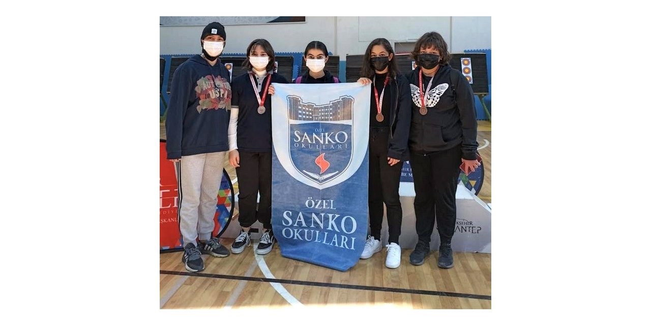 Sanko Okulları Öğrencileri Okçulukta Altın Madalya Kazandı