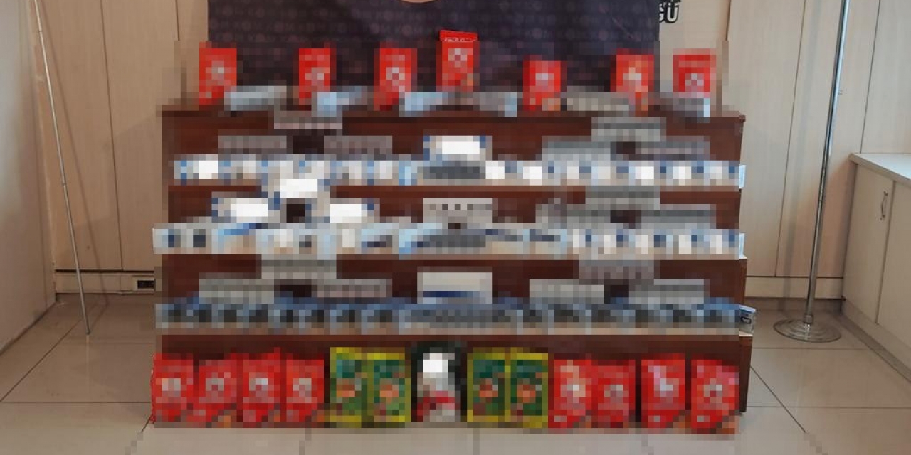 Gaziantep’te Bin 77 Paket Kaçak Sigara Ele Geçirildi
