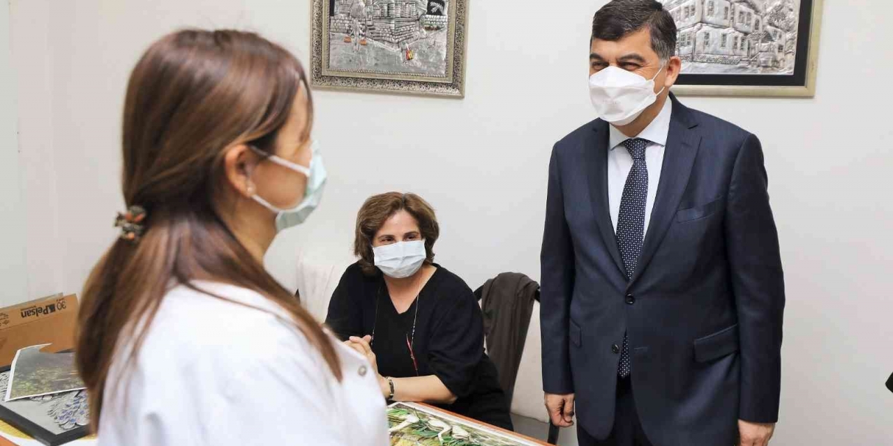 Bakbak İle Fadıloğlu, El Emeği Eserleri İncelediler