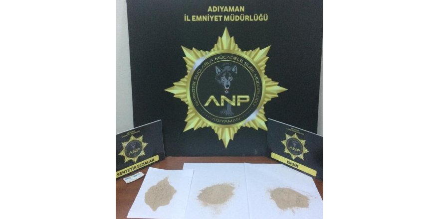 Eroin Ve Sentetik Hap Ele Geçirildi