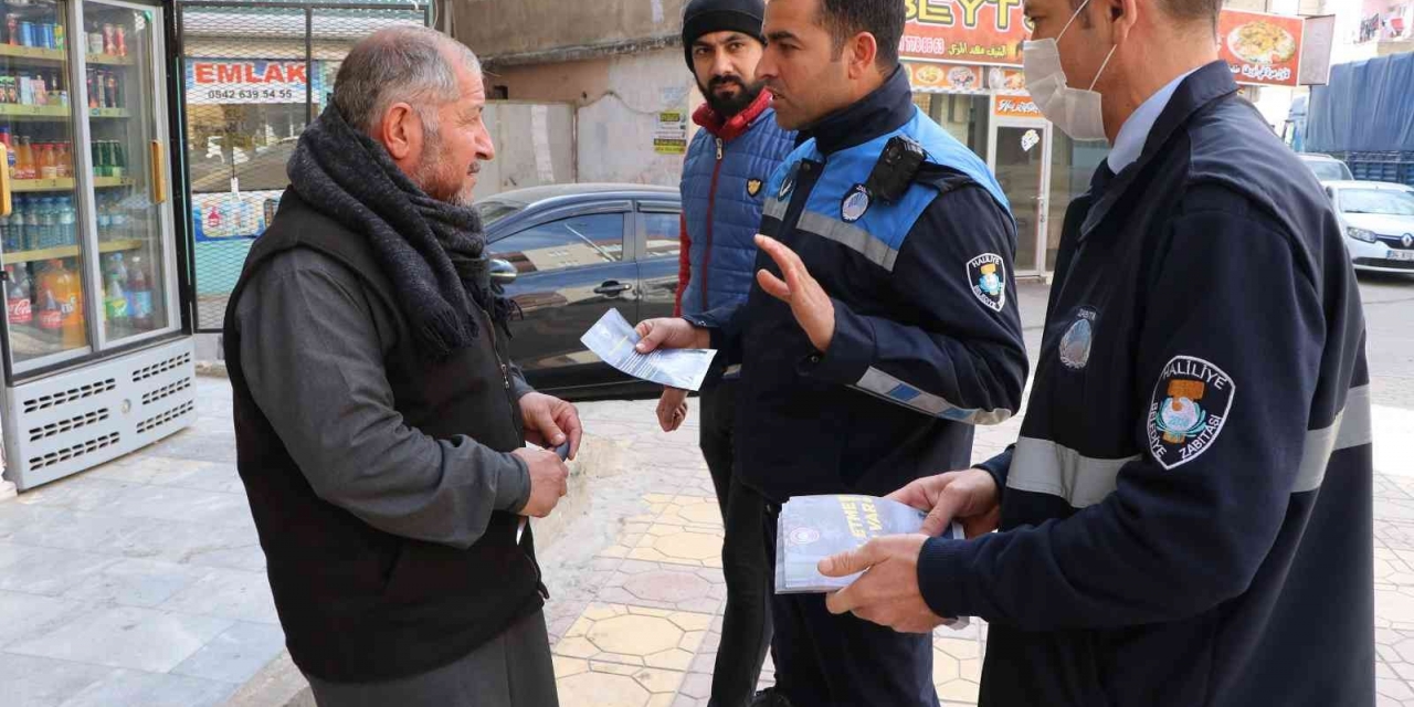 Şanlıurfa’da Kaldırım İşgaline Karşı Broşürlü Uyarı