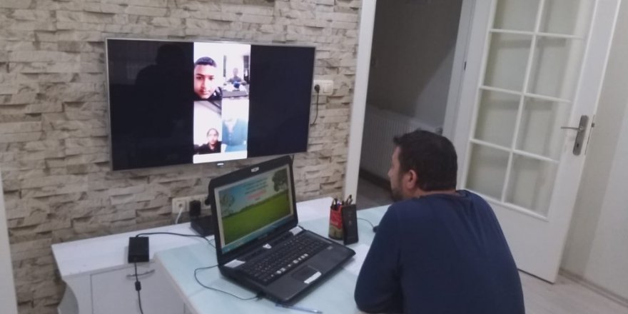 KAHTA'DA ÖĞRENCİLERE GÖRÜNTÜLÜ EĞİTİM