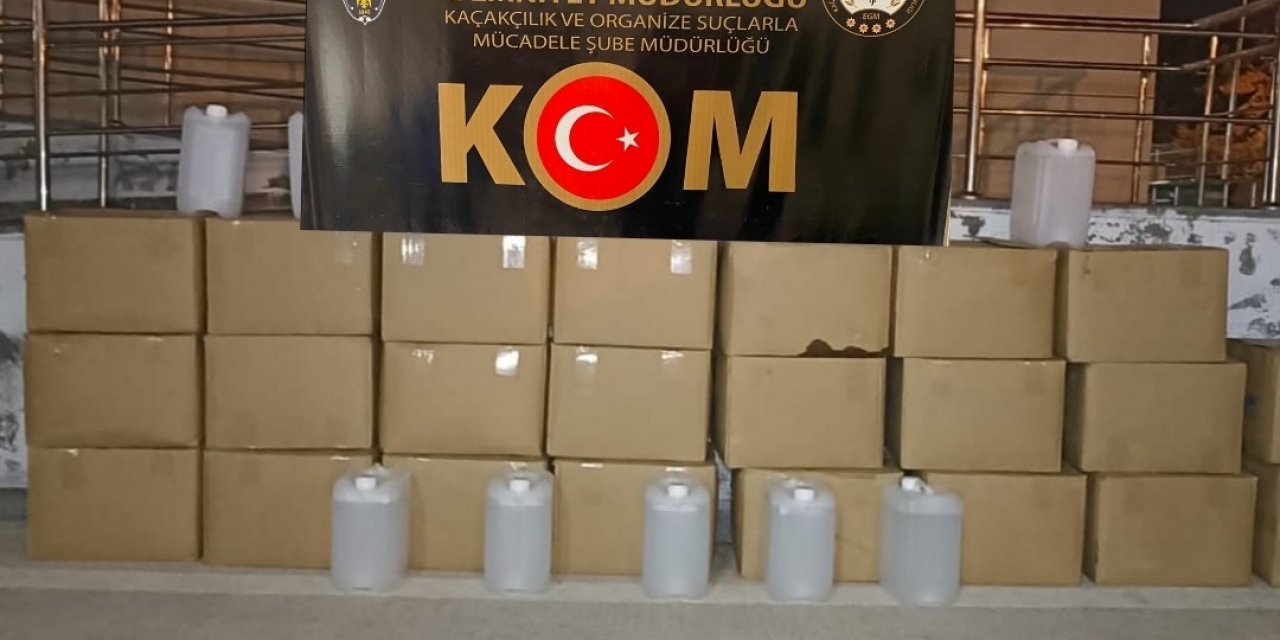 Gaziantep’te 520 Litre Etil Alkol Ele Geçirildi