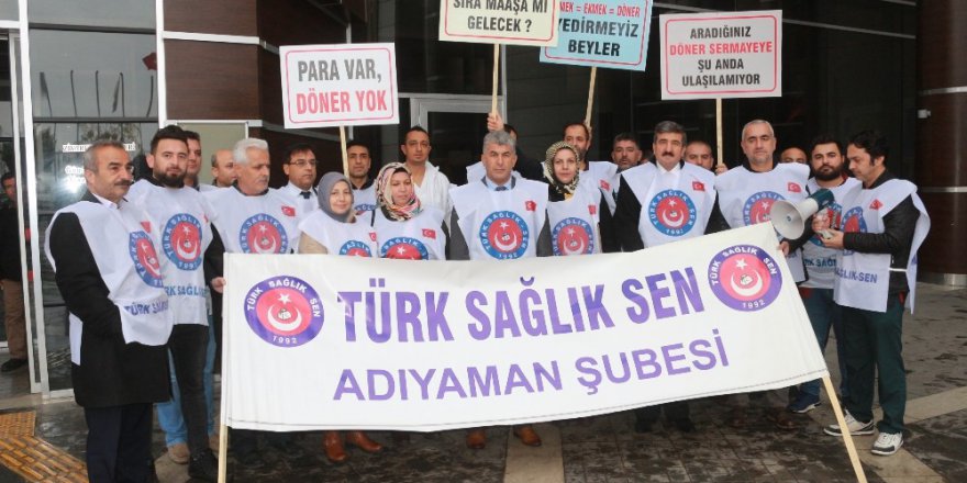 Türk Sağlık-sen Hastanede Döner Sermaye Açıklaması Yaptı