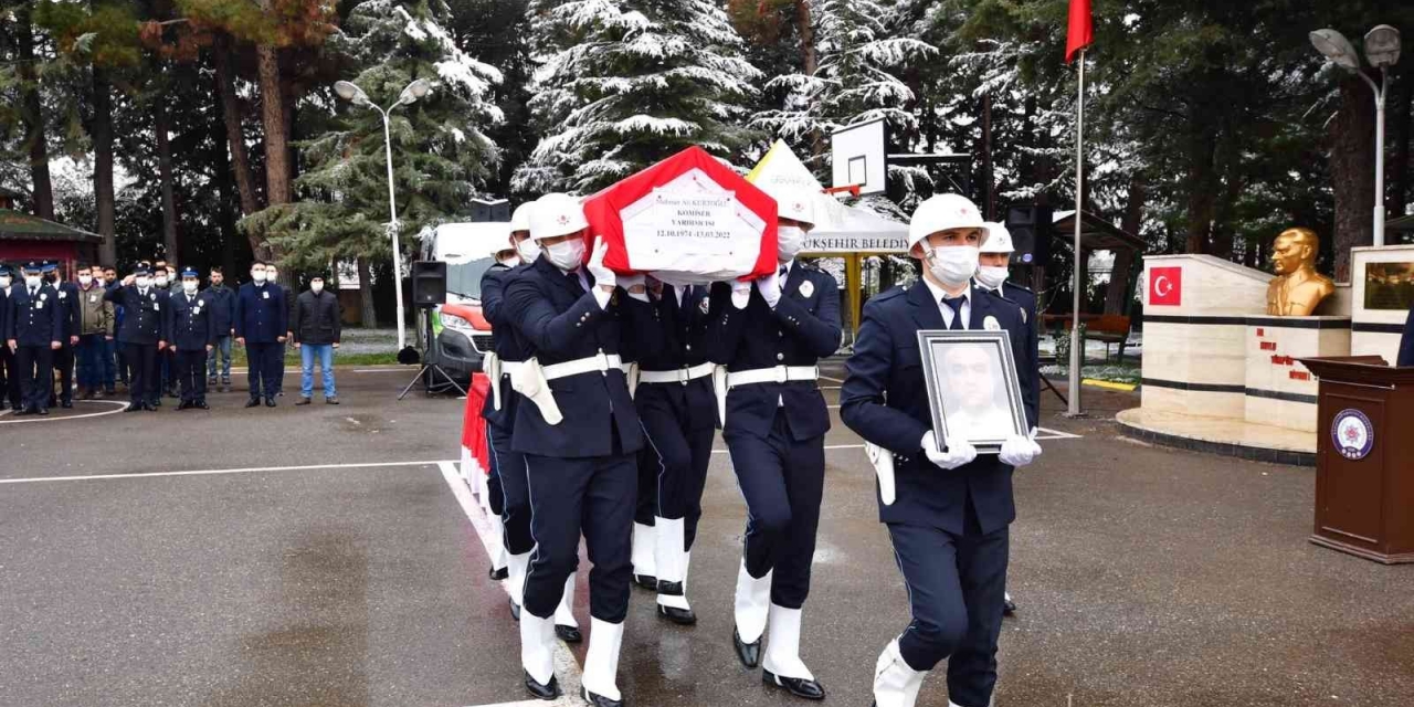 Kalp Krizi Sonucu Şehit Olan Komiser Yardımcısının Cenazesi Kilis’e Uğurlandı