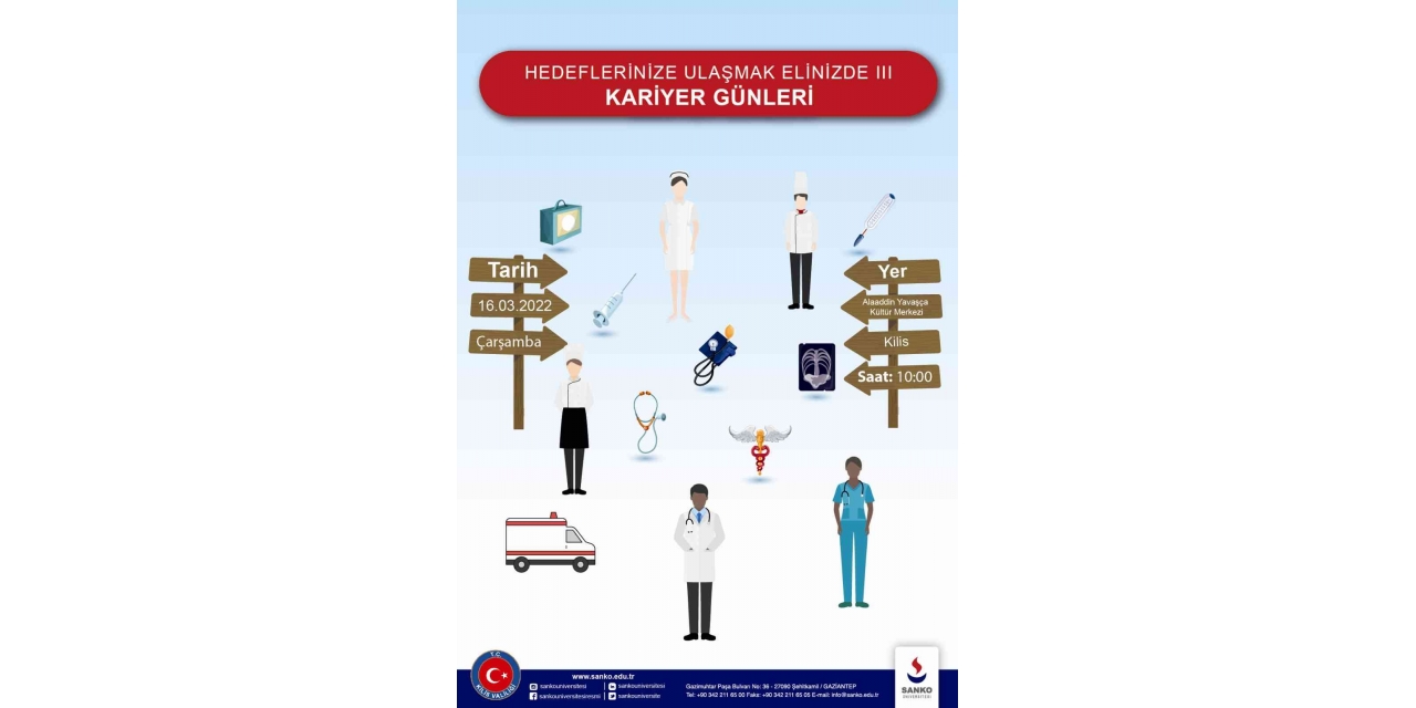 Sanko Üniversitesi Kilis’te Kariyer Günü Düzenliyor
