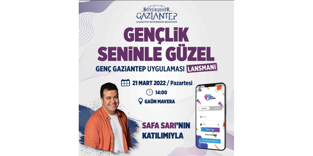 Gençlere Özel Mobil Uygulama: “genç Gaziantep”