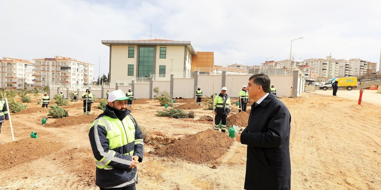 24. Etap Şehitkamil Ormanı Geniş Katılımla Oluşturuldu
