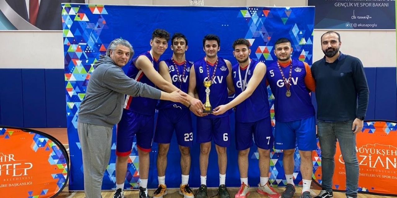 Gkv Özel Liseleri Gaziantep Basketbol Şampiyonu Oldu