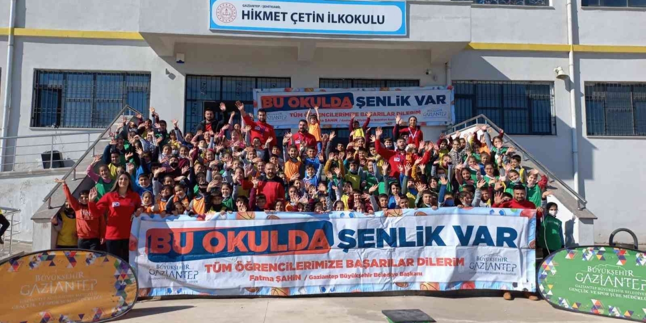 Okulda Şenlik Var Projesi Sporla Farkındalık Oluşturuyor