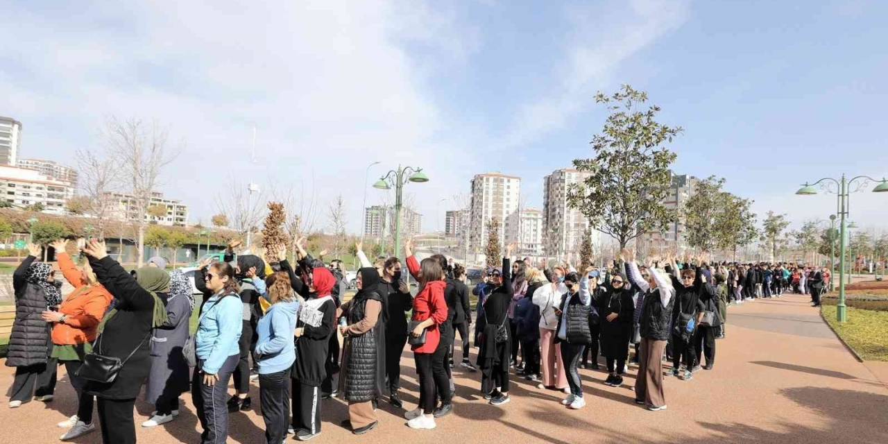Şehitkamil Vadi Park’ta Sağlığa Adım Attılar