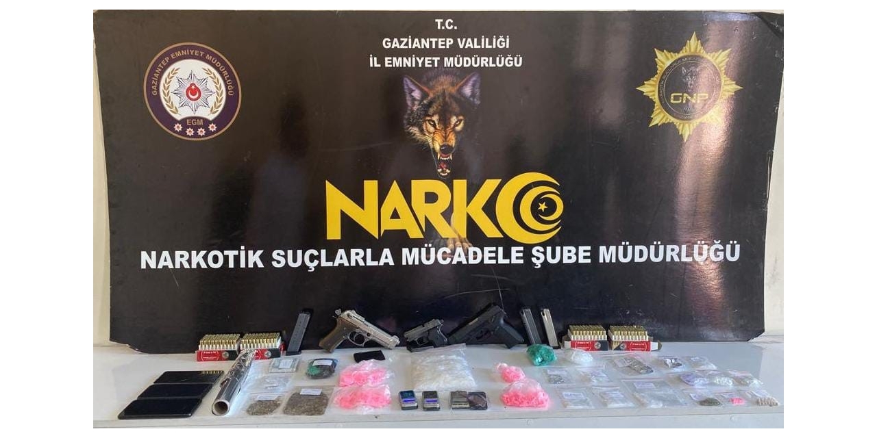 Gaziantep’teki Uyuşturucu Operasyonlarında 22 Tutuklama