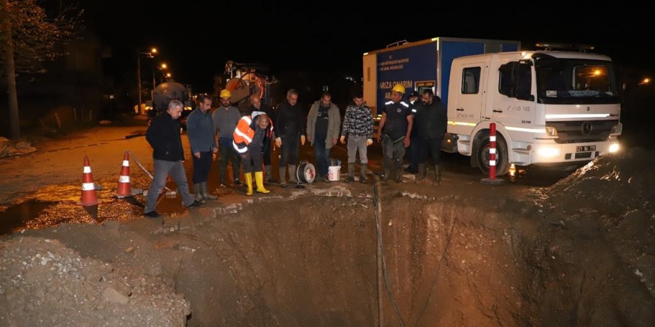Diski Bismil’de İçme Suyu Borusundaki Arızayı Giderdi
