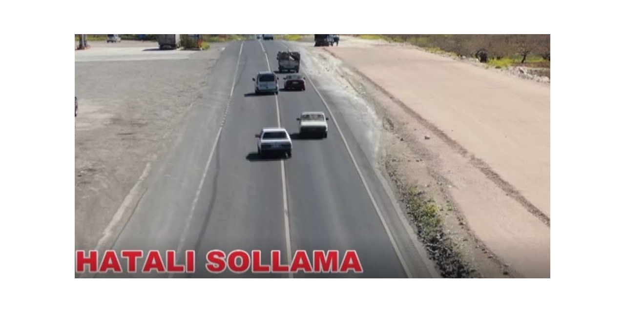 Araçların Hatalı Sollama Ve Kırmızı Işık İhlal Anları Kamerada