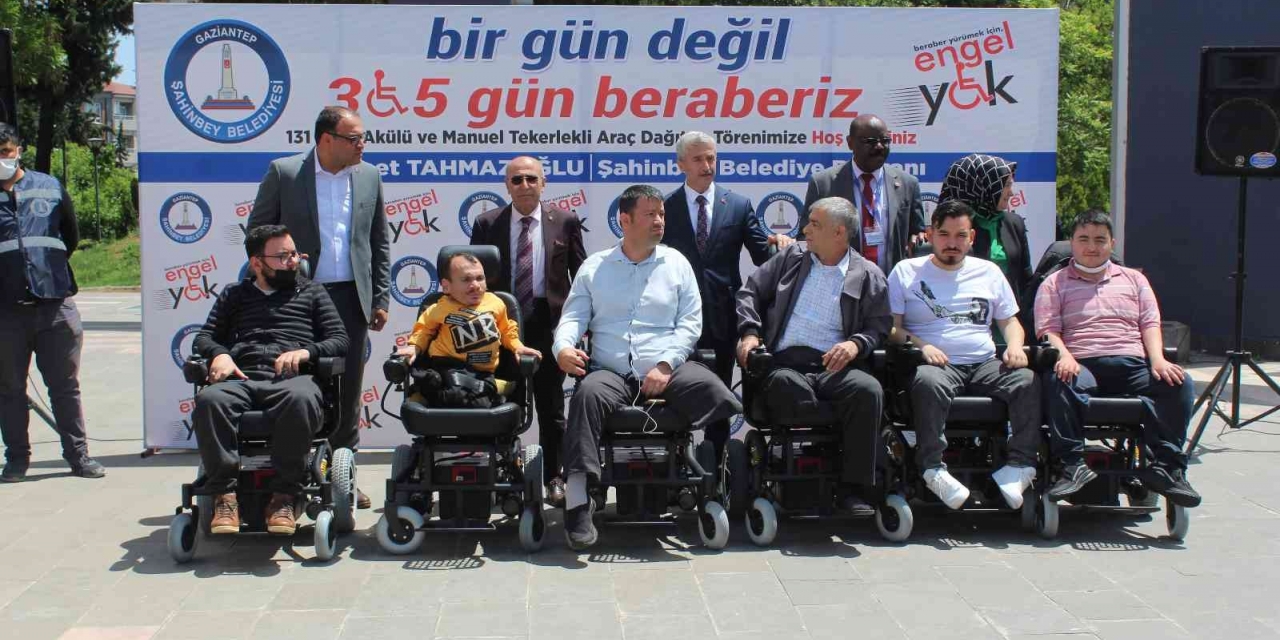 Şahinbey’den 131 Engelliye Akülü Ve Tekerlekli Sandalye