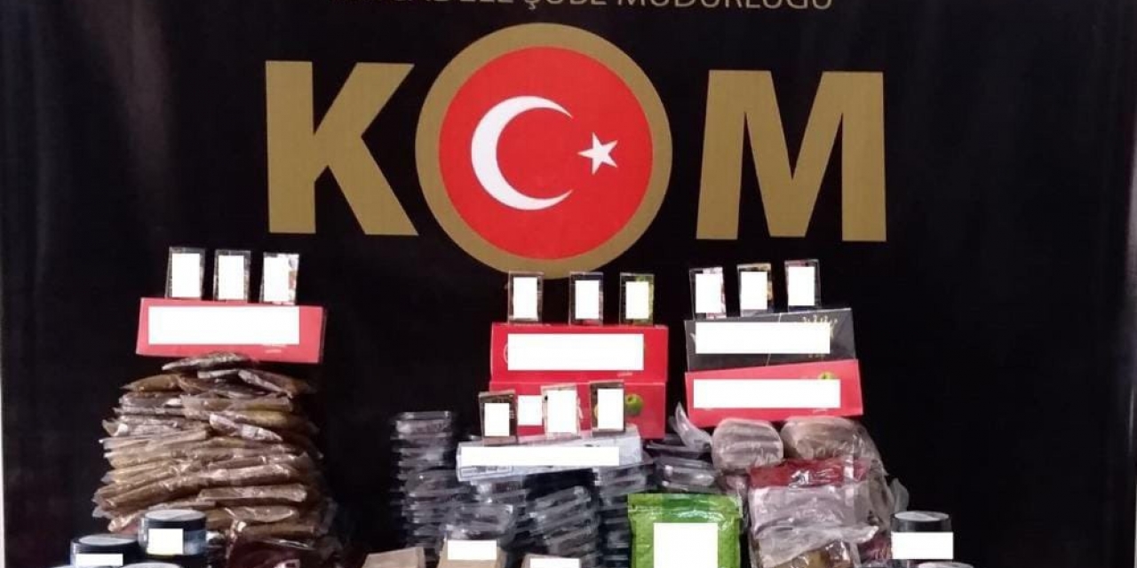 Gaziantep’te 134 Kilogram Kaçak Nargile Tütünü Ele Geçirildi
