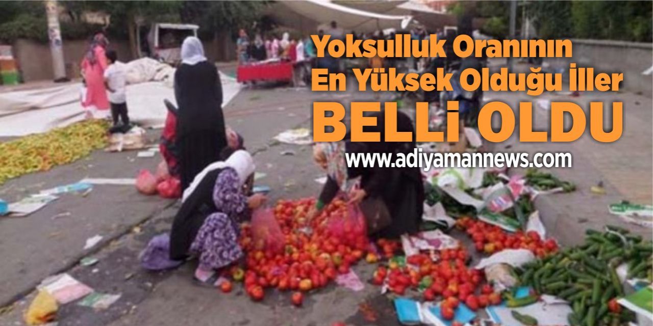 Yoksulluk Oranının En Yüksek Olduğu İller Belli Oldu