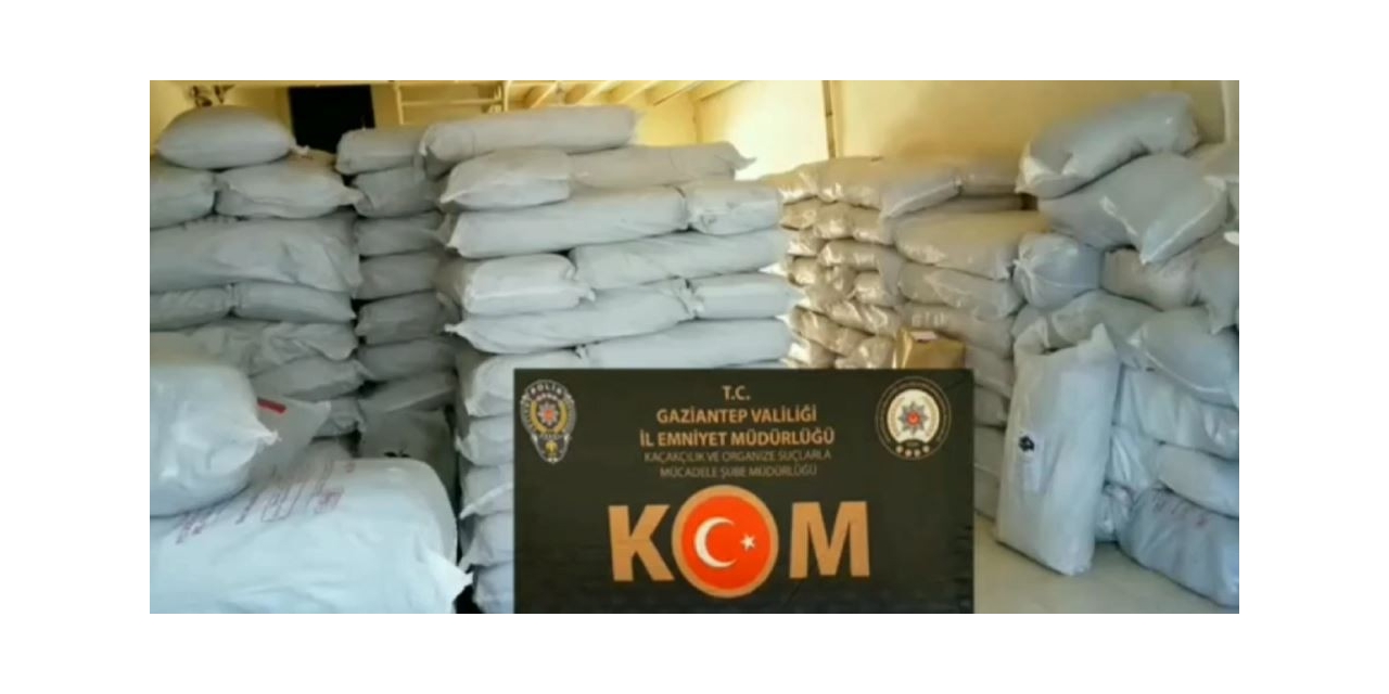 Gaziantep’te 15 Ton Kaçak Çay Ele Geçirildi