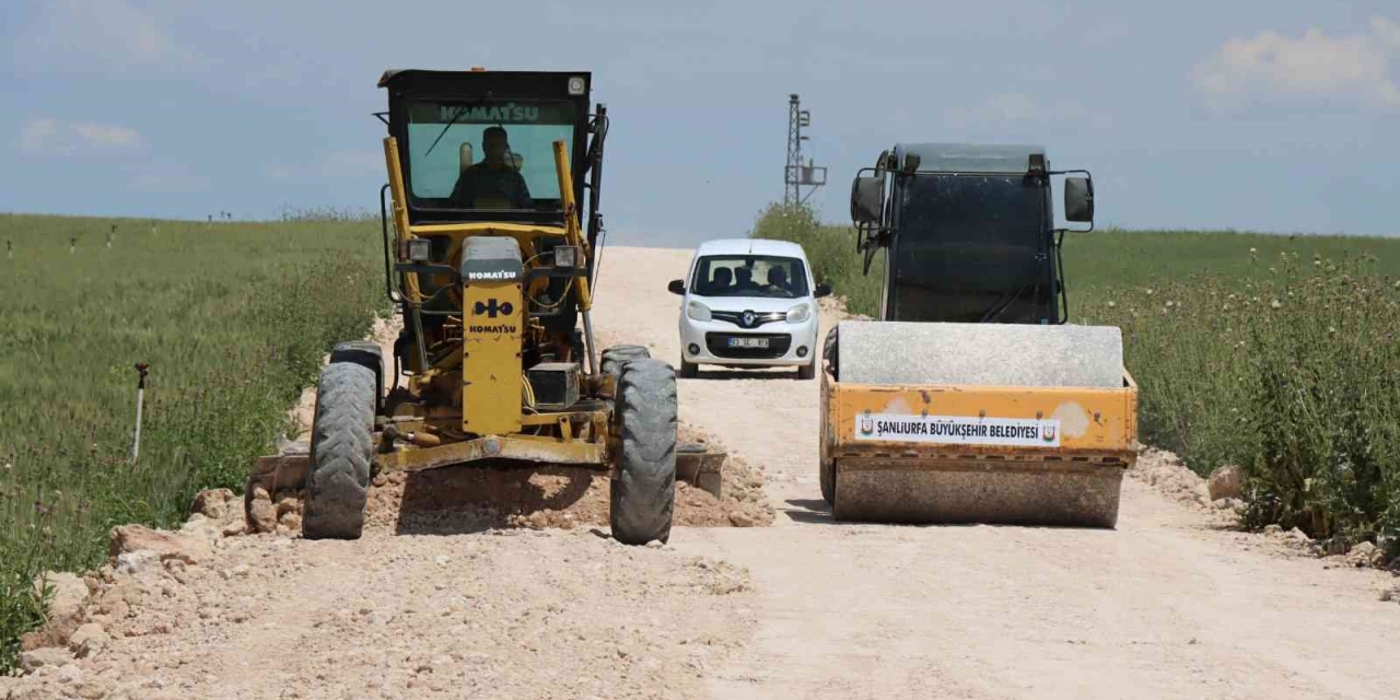 Ceylanpınar’da Yeni Yol Çalışması