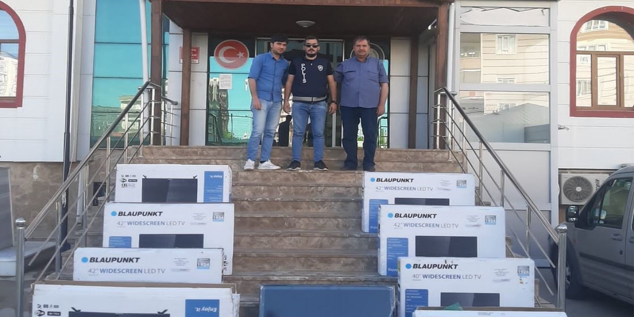 Kahta’da 10 Televizyon Çalan Hırsız Yakalandı