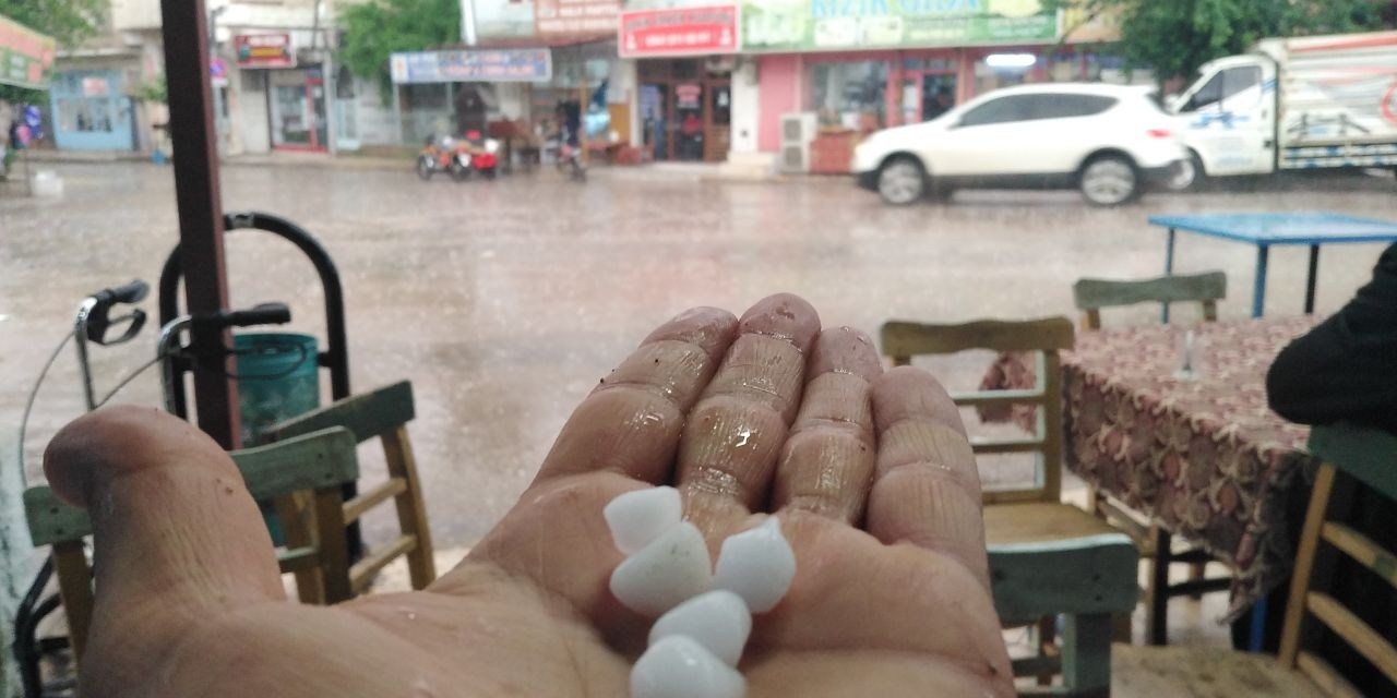 Gaziantep’te Dolu Yağışı Etkili Oldu