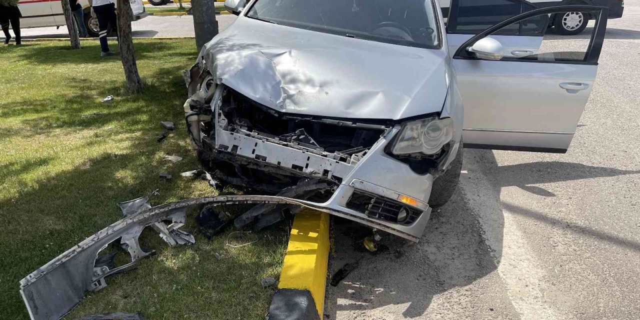 Ergani’de Trafik Kazası, 1 Yaralı