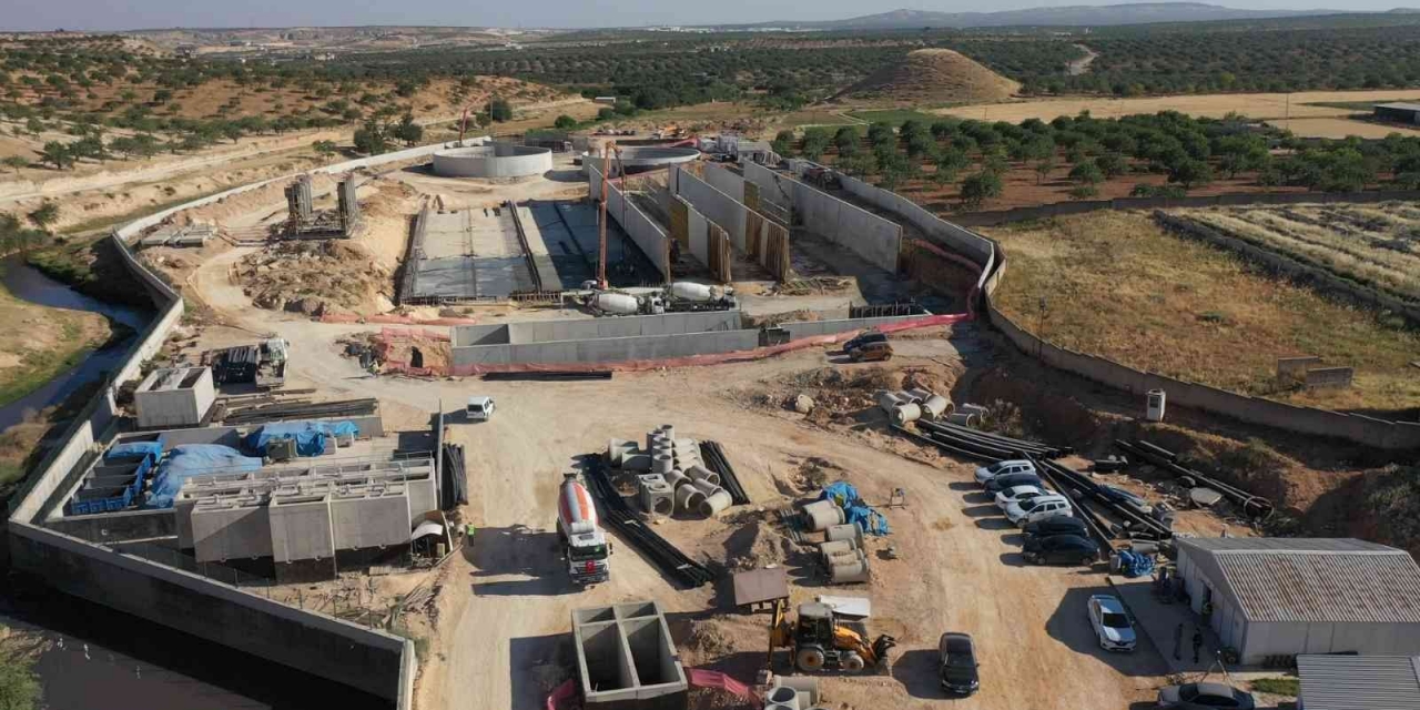 Nizip İleri Biyolojik Atık Su Arıtma Tesisi’nin Yüzde 40’ı Tamamlandı