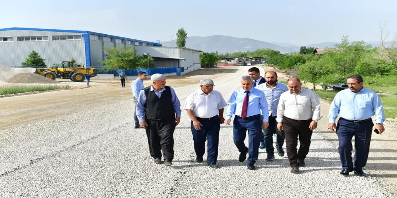 Başkan Çınar, Yol Düzenleme Çalışmalarını İnceledi