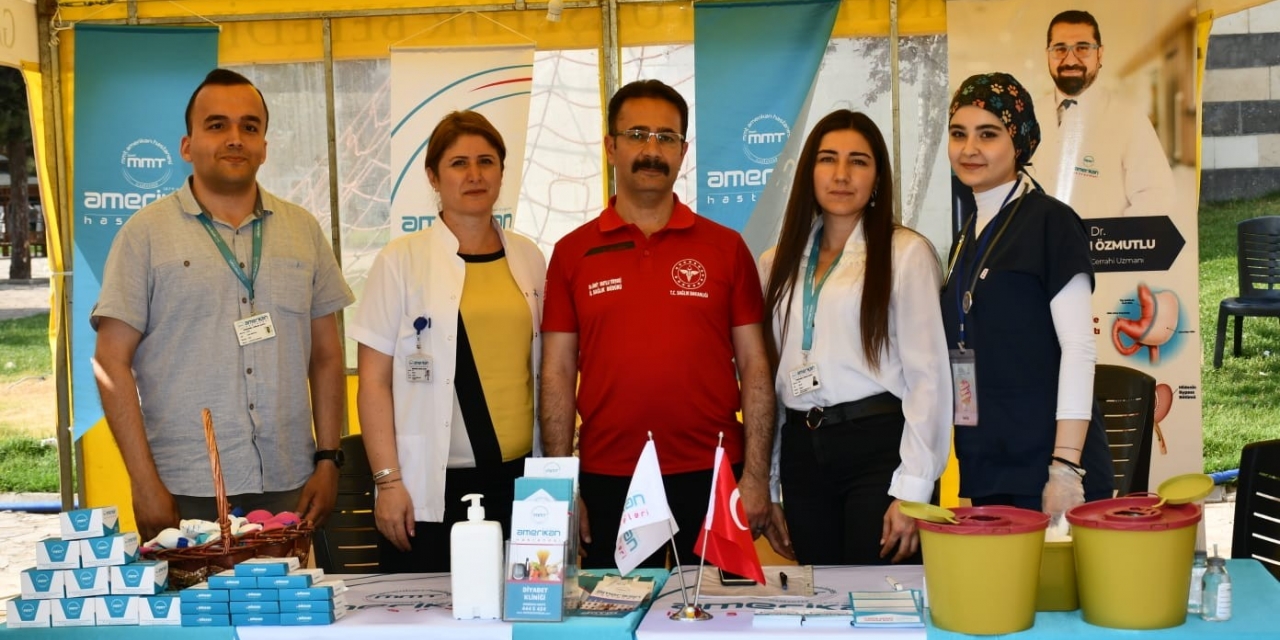 Festivale Katılanların Kan Şekerini Ölçtüler