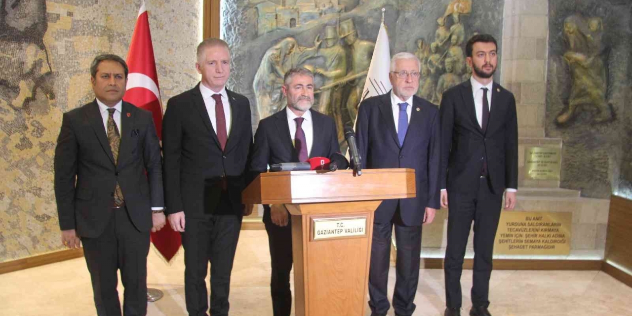 Hazine Ve Maliye Bakanı Nebati’den Gaziantep Valiliğine Ziyaret