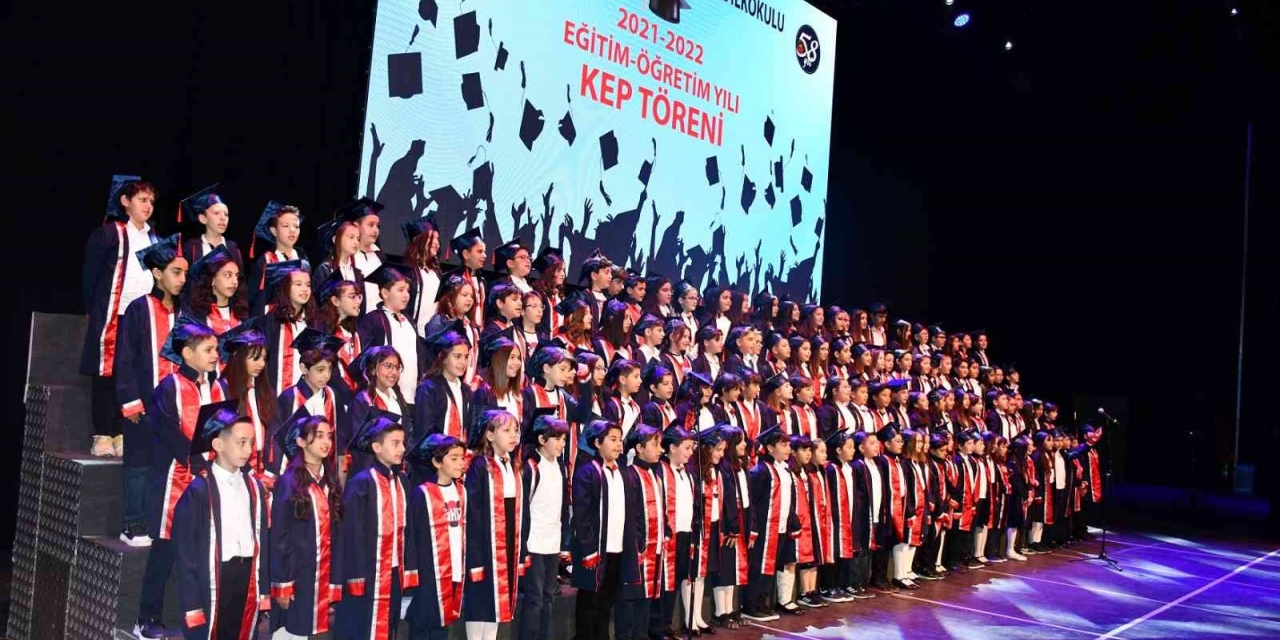 İlkokul Ögrencilerinde Mezuniyet Coşkusu