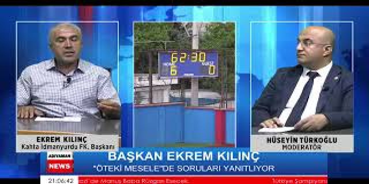 Başkan Ekrem Kılınç Canlı Yayın Konuğu