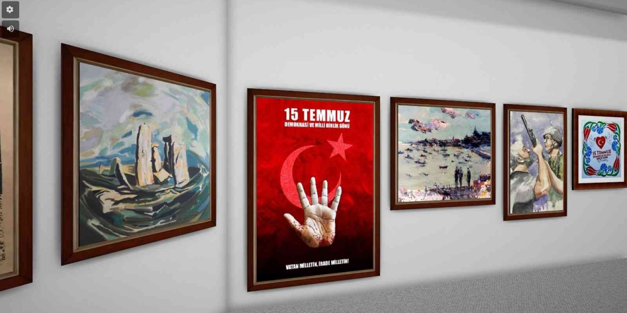 Gaün’de 15 Temmuz Anısına Ulusal Karma Sergi